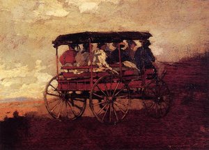 White Mountain Wagon — Winslow Homer