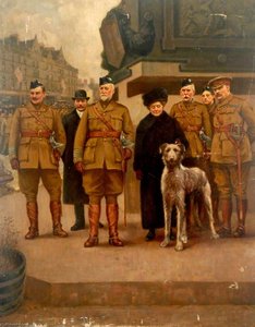 Military Parade At The War Memorial — John Thomas Young Gilroy