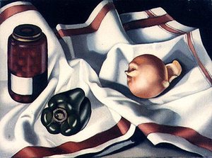 Still Life With Pepper And Onion — Tamara De Lempicka