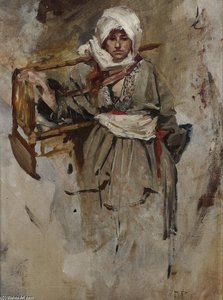 A Studiy Of An Caucasian Men — François Flameng