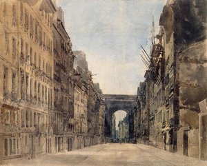 Paris. Rue St Denis — Thomas Girtin