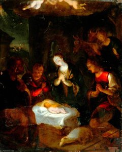 The Adoration Of The Shepherds — Patrick Branwell Brontë
