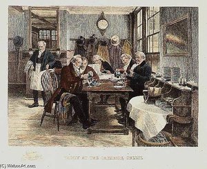Toddy At The Cheshire Cheese — Walter Dendy Sadler