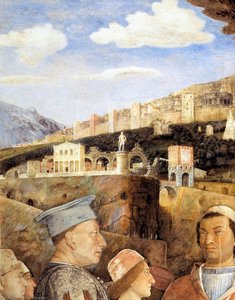 The Meeting (detail) — Andrea Mantegna