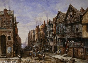 Watergate Street From The Corner Of Crook