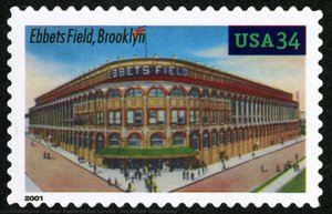 34c Ebbets Field Stamp — United States Postal Service, Contemporary Realism