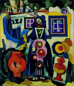 Popular Song And The Bird From Brazil — Amadeo De Souza-cardoso, Cubist Expressionism