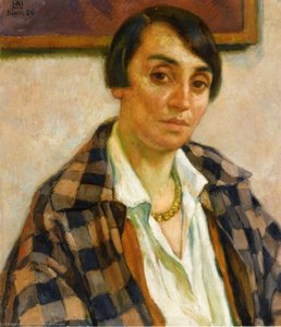 Portrait Of Elizabeth Van Rysselberghe — Theo Van Rysselberghe, Pointillism