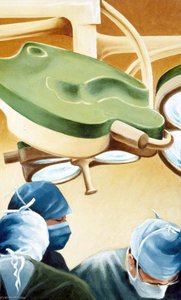 Three Surgeons And Theatre Lights — Keith Holmes