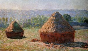 Haystack. End Of The Summer. Morning — Claude Monet, Impressionist Movement