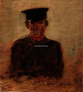 Head Of An Old Man — Max Liebermann