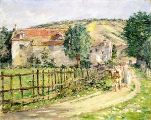 Road By The Mill — Theodore Robinson