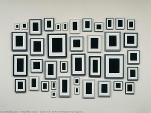 Collection Of Forty Plaster Surrogates — Allan Mccollum