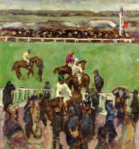 At The Races, Longchamp — Pierre Bonnard