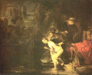 Susanna And The Elders — Rembrandt Van Rijn, Baroque