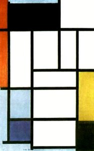 Composition With Red. Yellow And Blue — Piet Mondrian