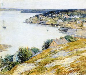 East Boothbay Harbor — Willard Leroy Metcalf