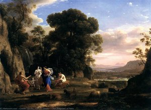 The Judgment Of Paris — Claude Lorrain (claude Gellée)