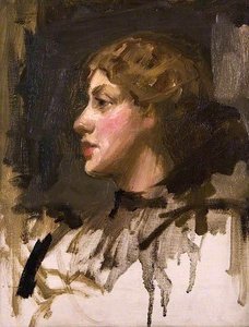Girl's Head (sketch) — Sir John Lavery