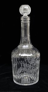 Decanter And Stopper, 1872 — Émile Gallé, Art Nouveau
