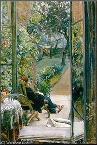 I Vardinnans Tradgard — Anders Leonard Zorn