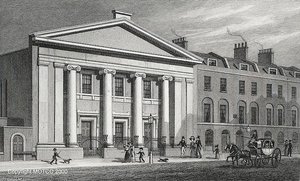 J. F. Havell - The Unitarian Chapel, Finsbury — Thomas Hosmer Shepherd
