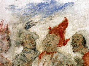 Gilles Et Sauvage — James Ensor