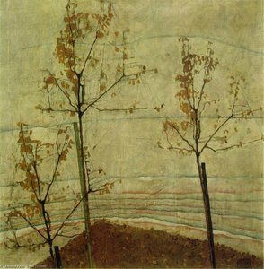 Autumn Trees1911 — Egon Schiele, Expressionism