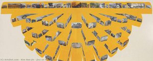 Jinx On Yellow Bus — Kim Hee-jin, Contemporary Collage