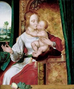 Madonna Of The Cherries — Quentin Massys