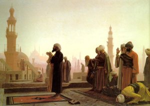 Prayer On The Housetops — Jean-léon Gérôme, Academic Painting