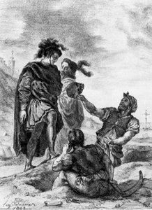 Hamlet And Horatio In The Graveyard — Eugène Delacroix