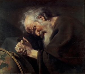 Heraclitus — Johannes Moreelse, Baroque