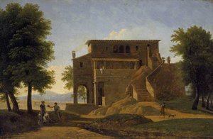 An Italian Villa — Jean-victor Bertin