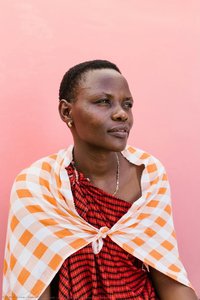 Meri, a farmer and jewellery beader