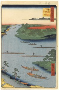 70 (60) The Mouth Of The Nakagawa River — Ando Hiroshige