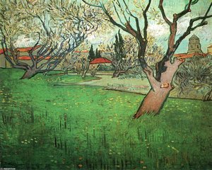 View Of Arles With Trees In Blossom — Vincent Van Gog, Post-impressionism