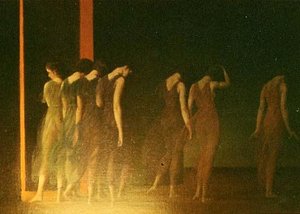Isadora Duncan Dancers, (painting) — Arthur B. Davies
