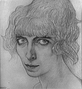 Portrait Of The Marchesa Casati — Léon Bakst