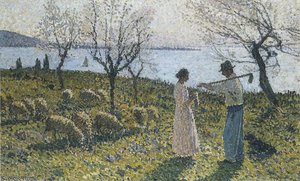 Idylle Sketch — Henri Jean Guillaume Martin