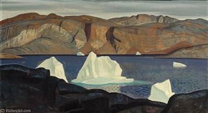 Ice, Sea And Rock — Rockwell Kent