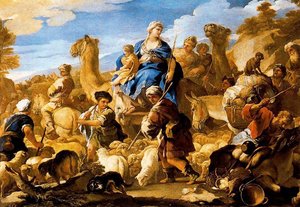Jacob's Journey To Canaan — Luca Giordano