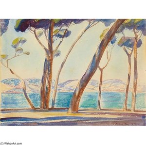 Windswept Trees — Rockwell Kent