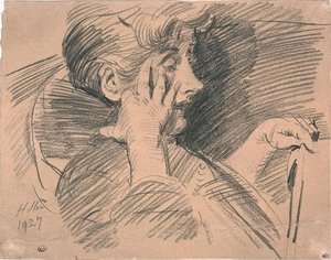 Madame Helleu, Bust — Paul César Helleu