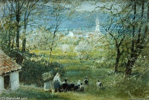 Bavino- Lago Maggiore — Albert Goodwin
