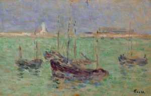 Boats Off The Port — Maximilien Luce