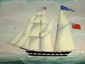 The 'Admiral Nelson' of Jersey Entering Flushing