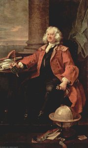 Portrait Of Captain Coram — William Hogarth, Baroque Portraiture