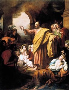 Saint Peter Preaching At Pentecost — Benjamin West