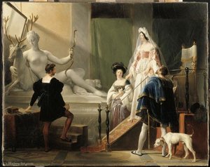 Diane ^ Goujon — Alexandre Évariste Fragonard